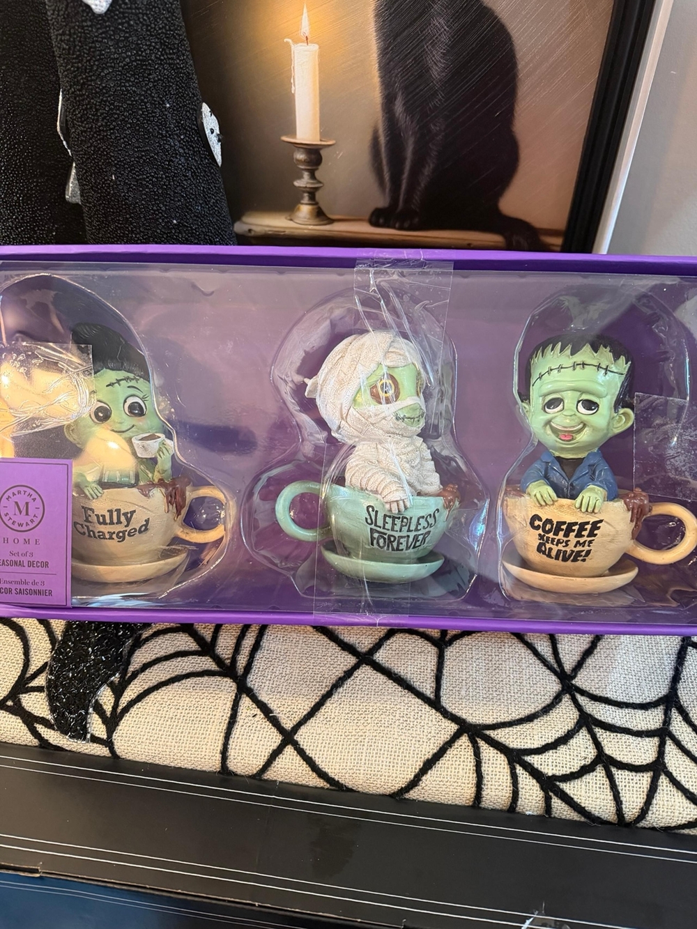 Martha Stewart Halloween Monsters In Coffee Cups